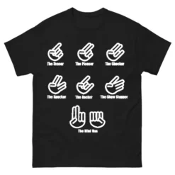 The Teaser The Pleaser The Shocker The Spocker The Rocker The Show Stopper The Mini Van Black Badshirts-BadShirts