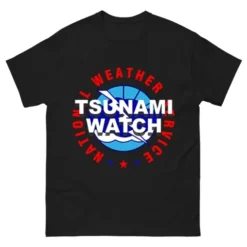 Tsunami Watch National Weather Service Black Badshirts-BadShirts