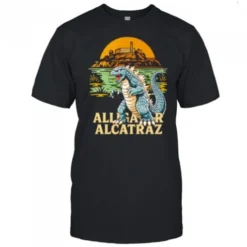 Alligator Alcatraz Godzilla shirt Black BadShirts