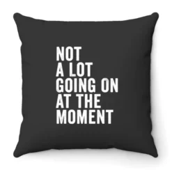 Not A Lot Going On At The Moment Pillow
