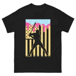 Baseball Ice Cream Drip Gildan 5000 T-Shirt