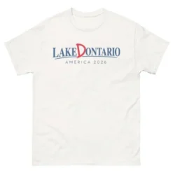 Lake Dontario America 2026 Red D Gildan 5000 T-Shirt